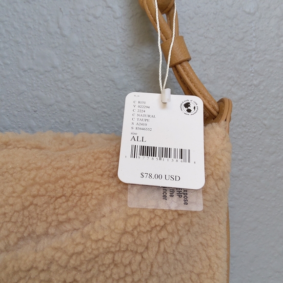 FREE PEOPLE Suki Sherpa Sling NWT - Picture 9 of 10